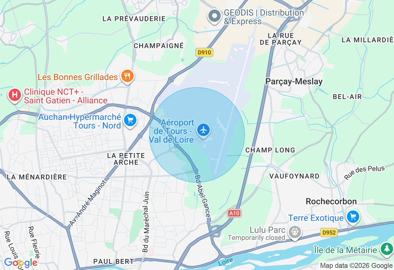 Carte de l'emplacement