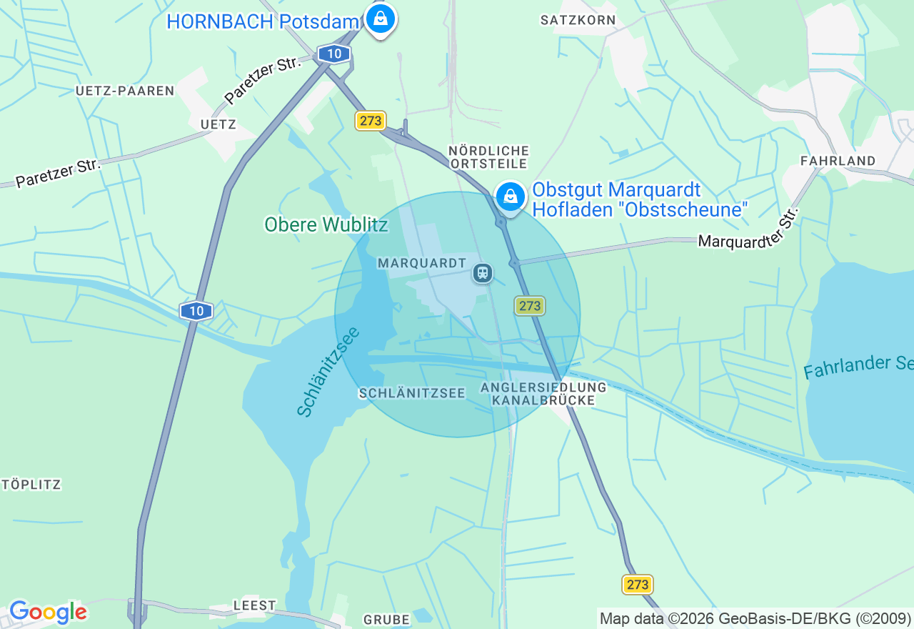 Kartenansicht der Location