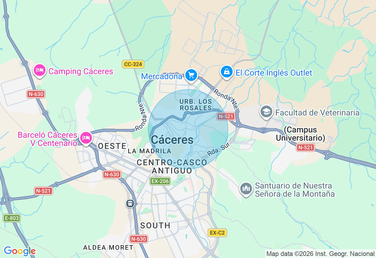 Mapa de la ubicación