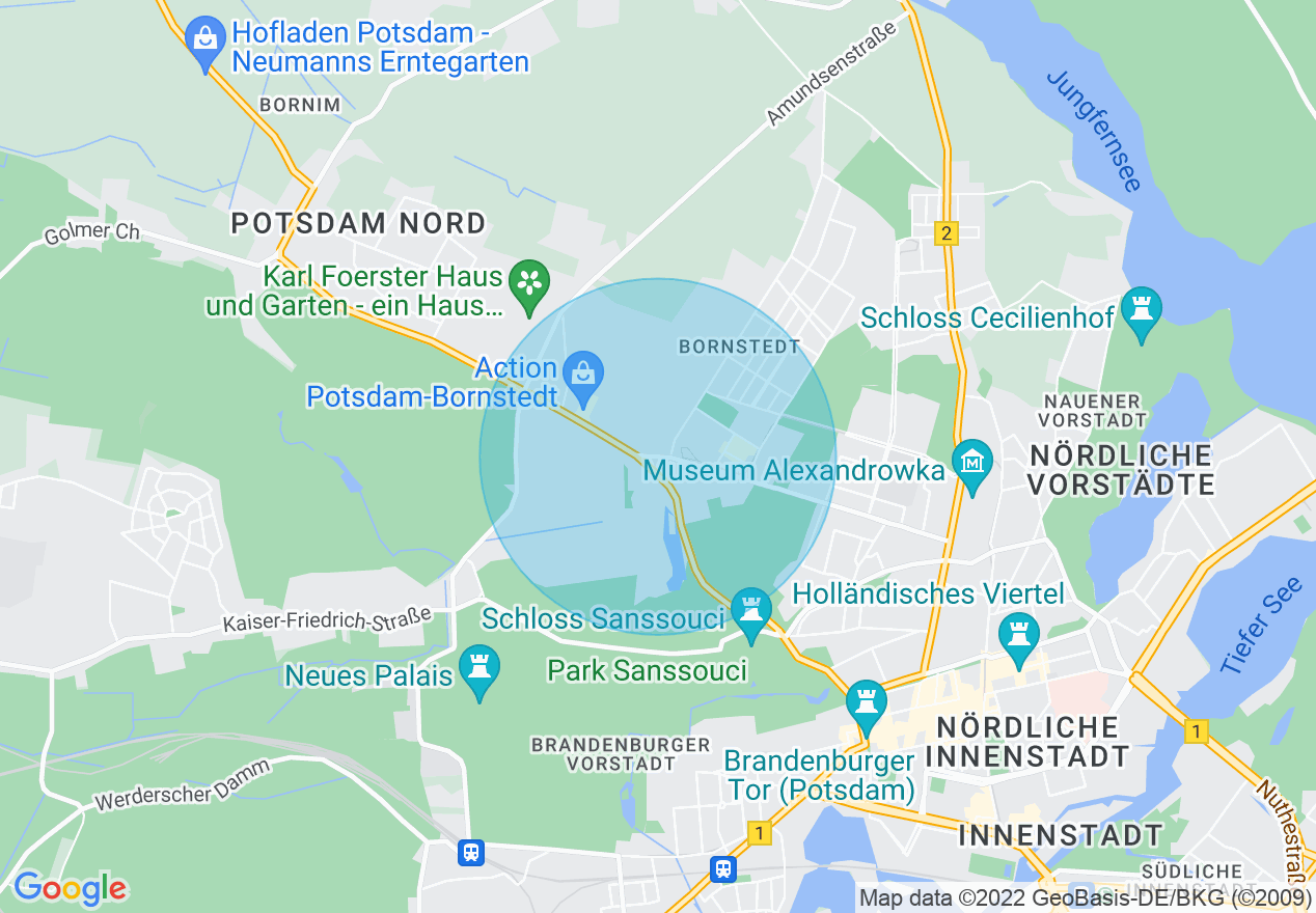 Kartenansicht der Location