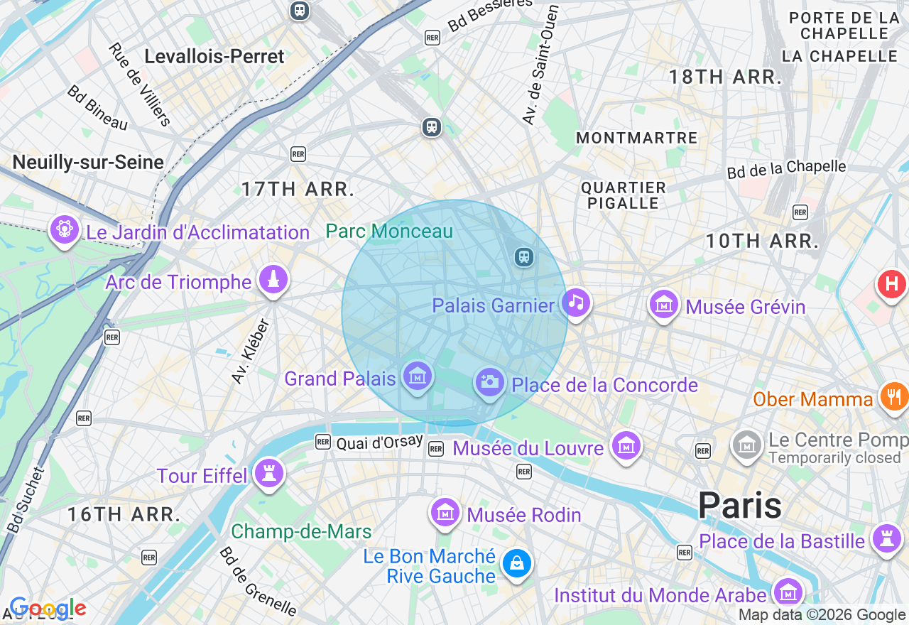 Carte de l'emplacement