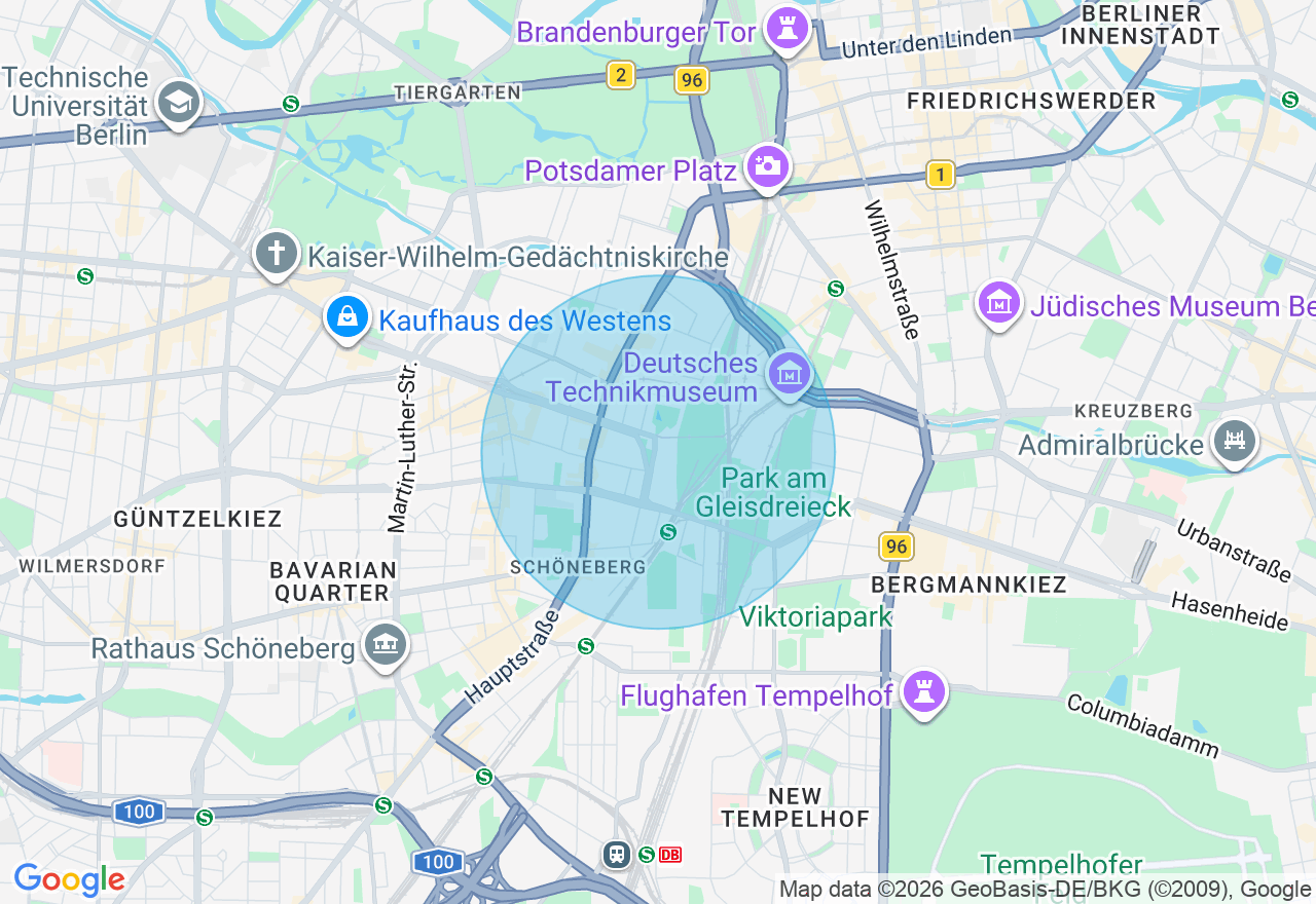 Kartenansicht der Location
