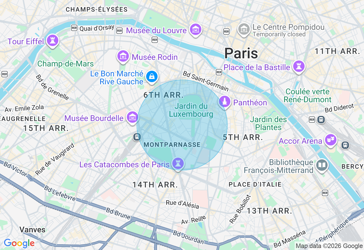 Carte de l'emplacement