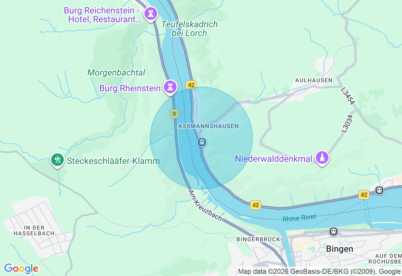 Kartenansicht der Location