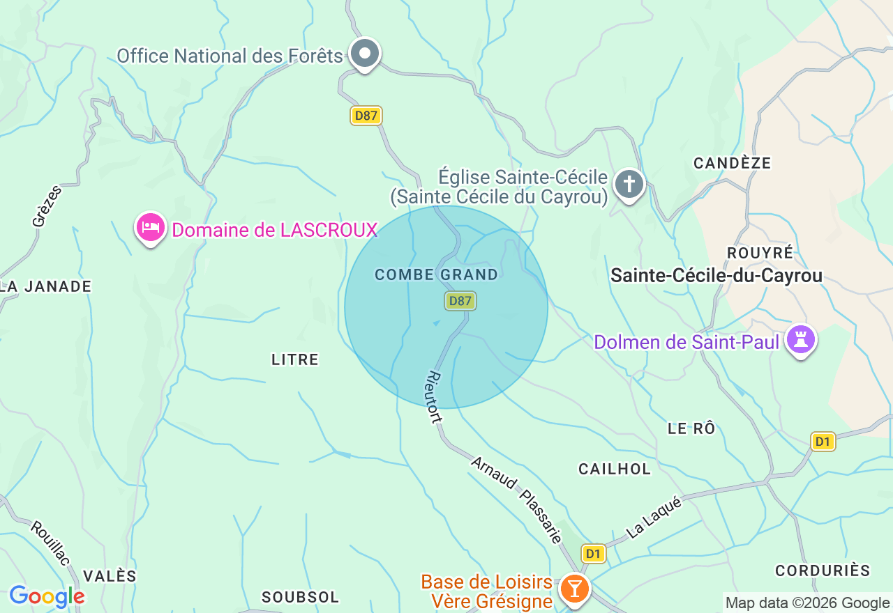 Carte de l'emplacement