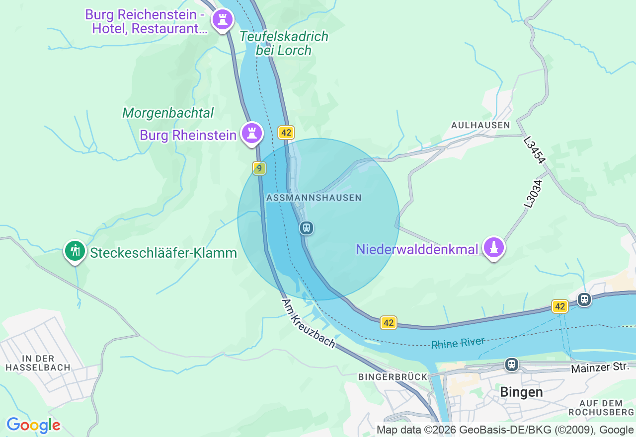 Kartenansicht der Location