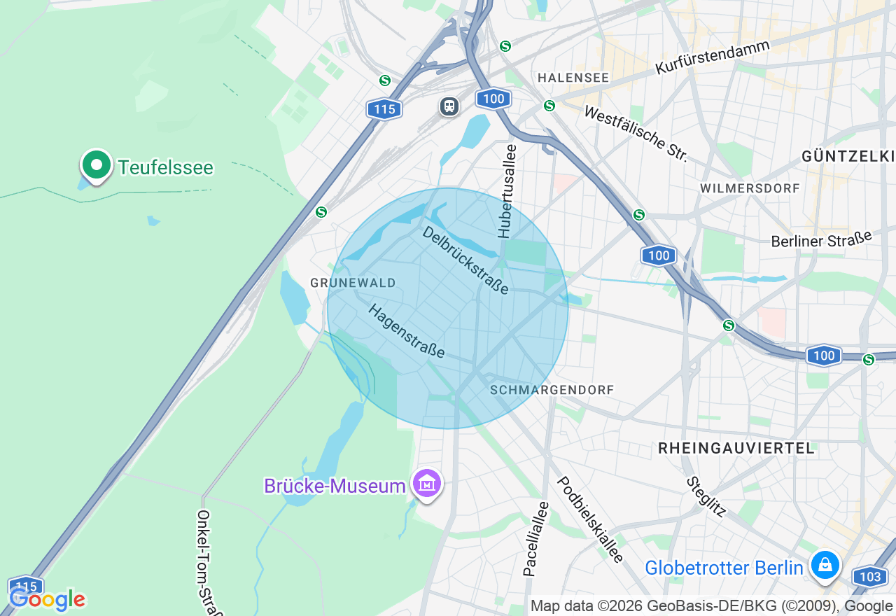 Kartenansicht der Location
