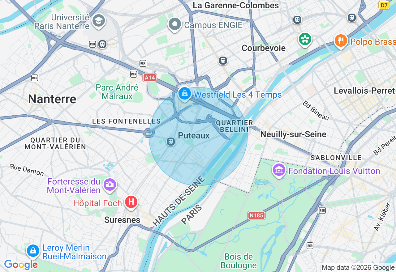 Carte de l'emplacement