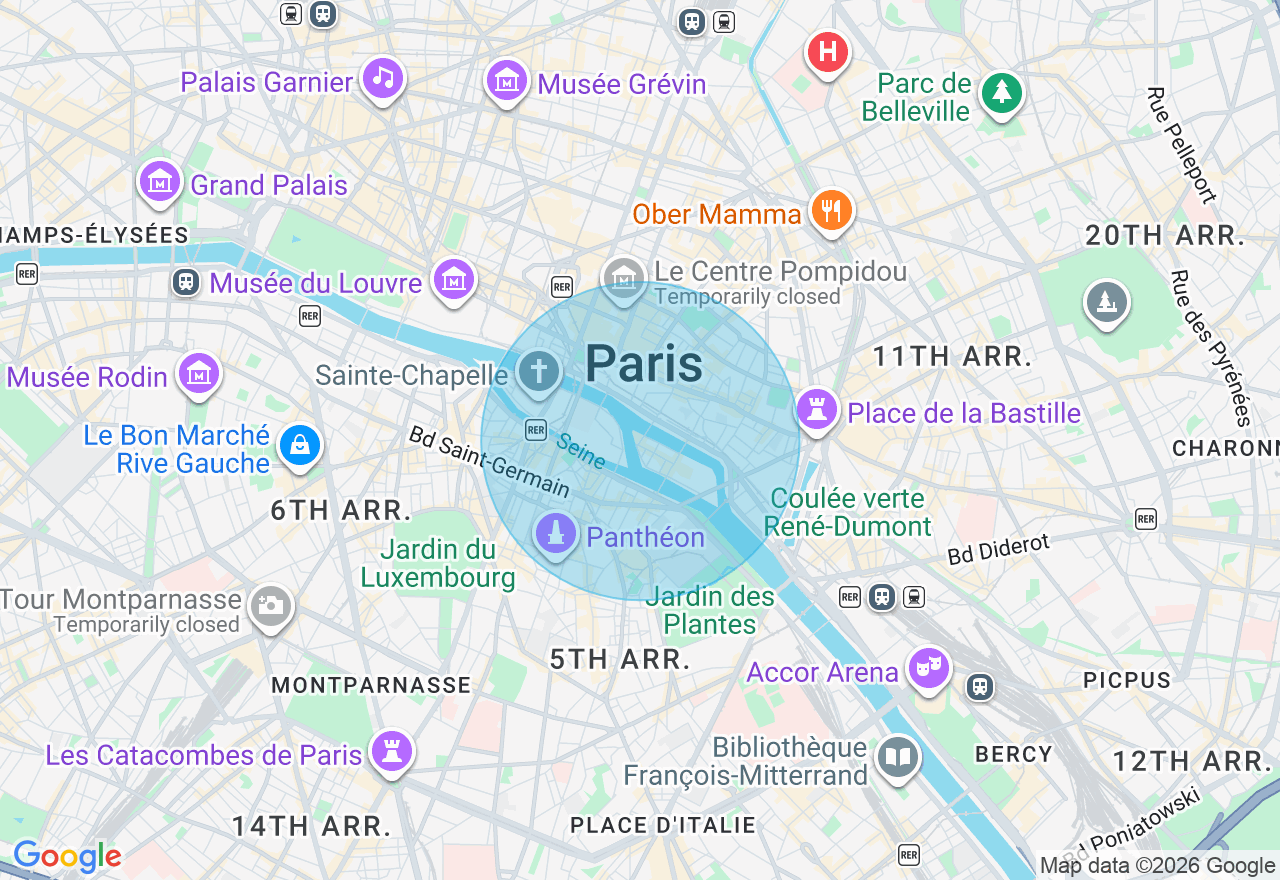 Carte de l'emplacement