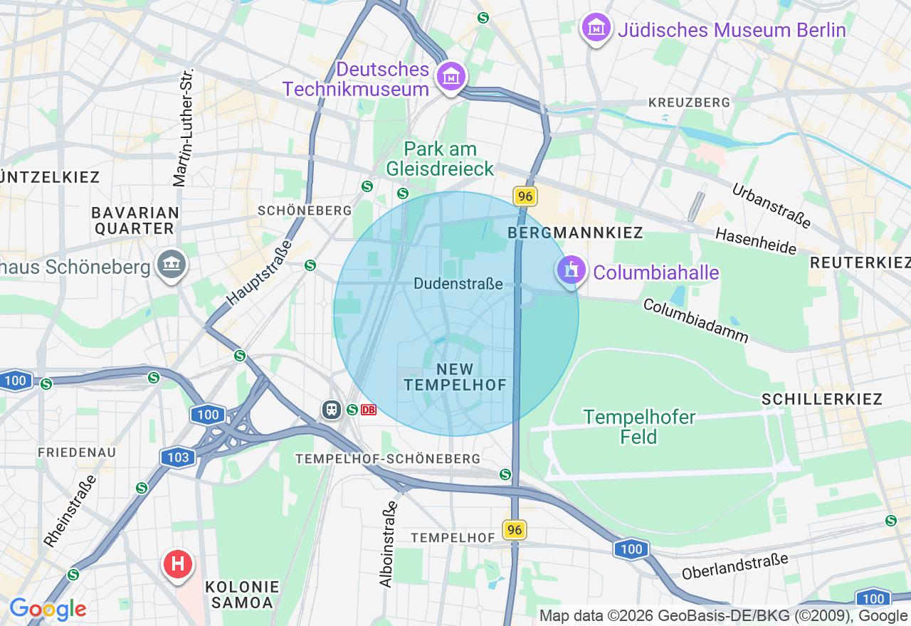 Kartenansicht der Location