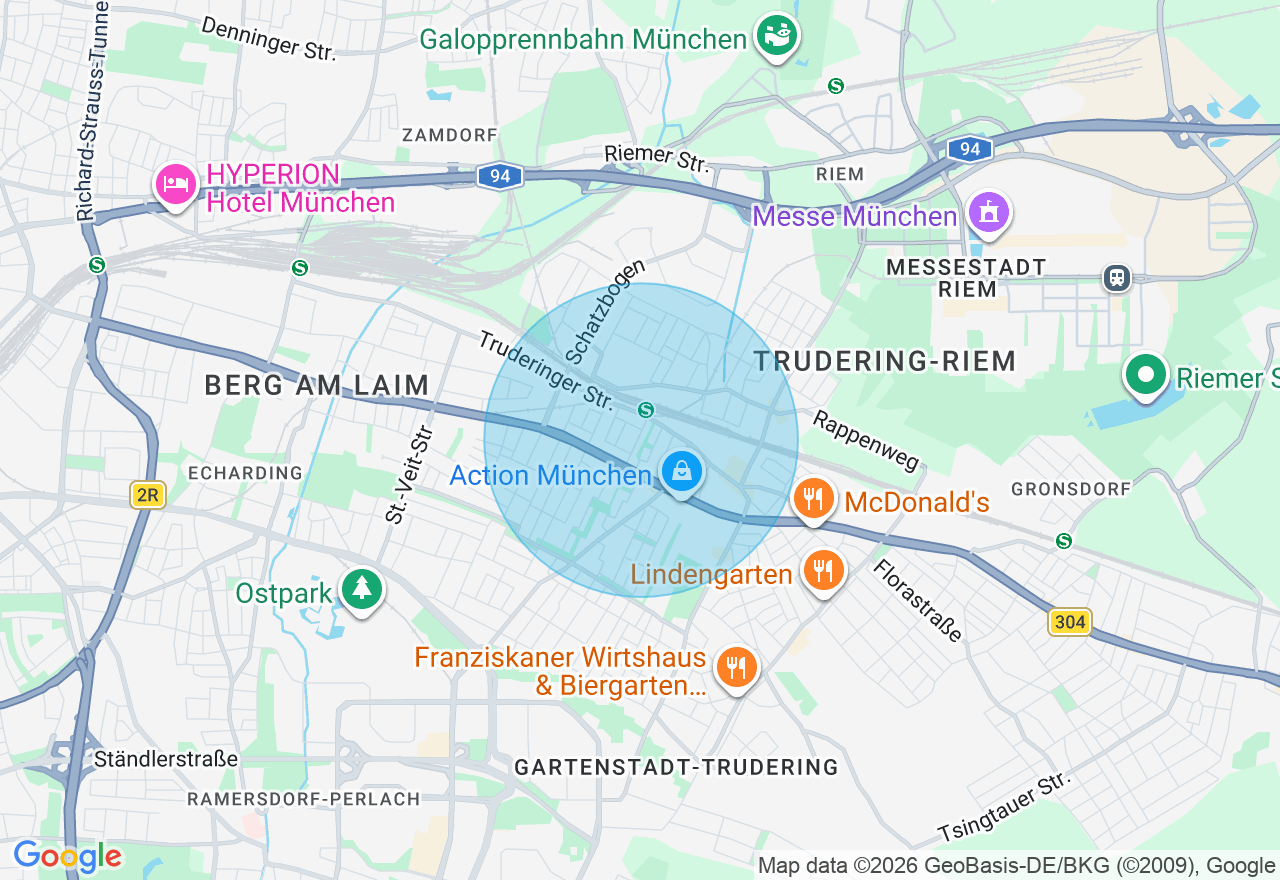 Kartenansicht der Location