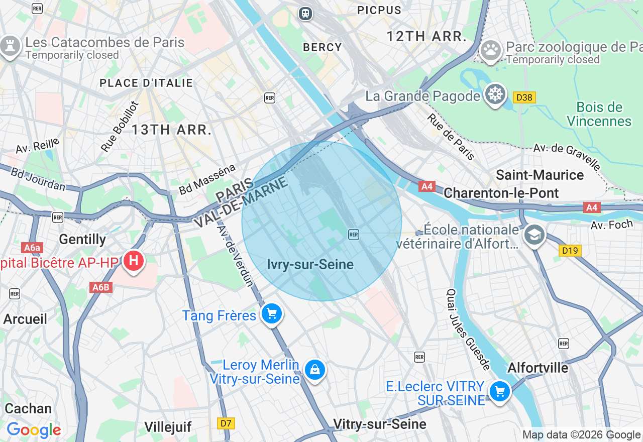 Carte de l'emplacement