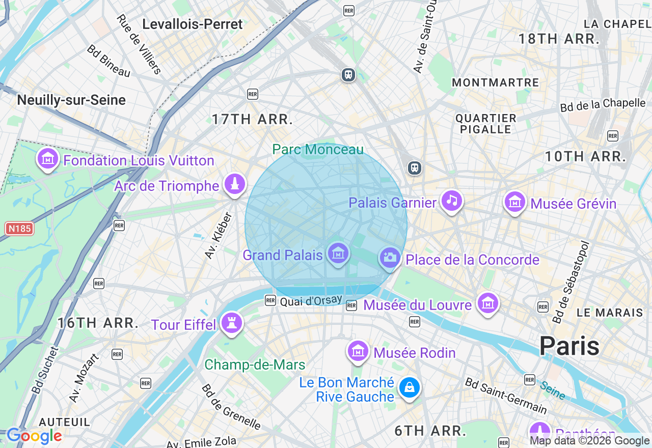 Carte de l'emplacement