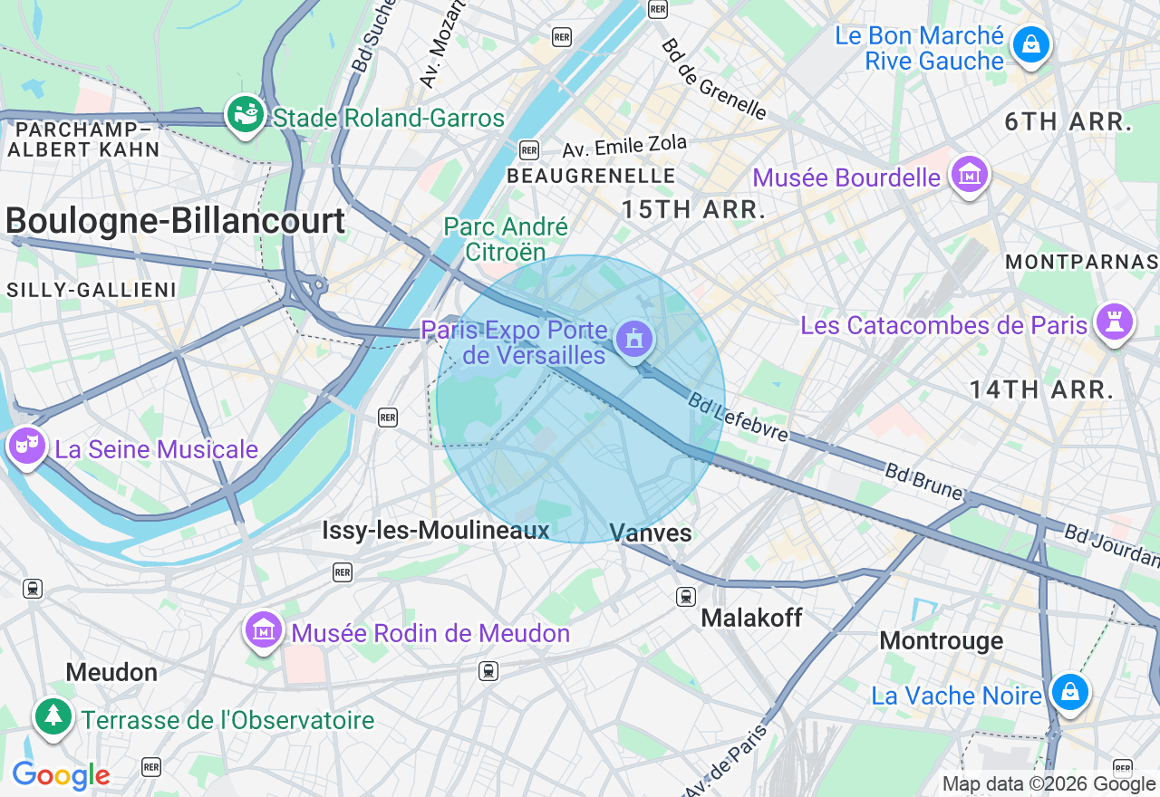 Carte de l'emplacement