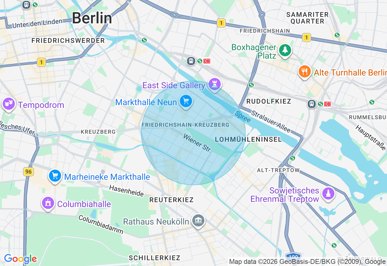 Kartenansicht der Location