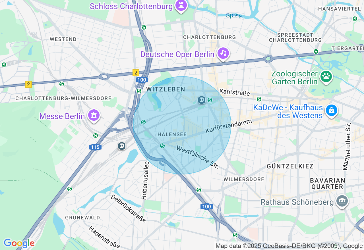 Kartenansicht der Location
