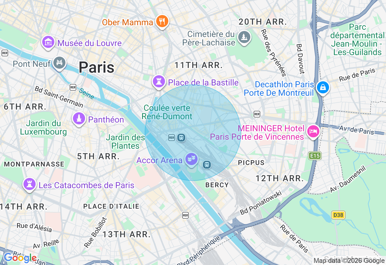 Carte de l'emplacement
