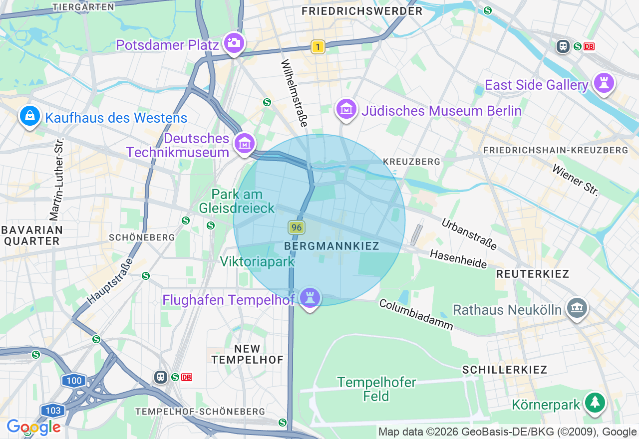 Kartenansicht der Location