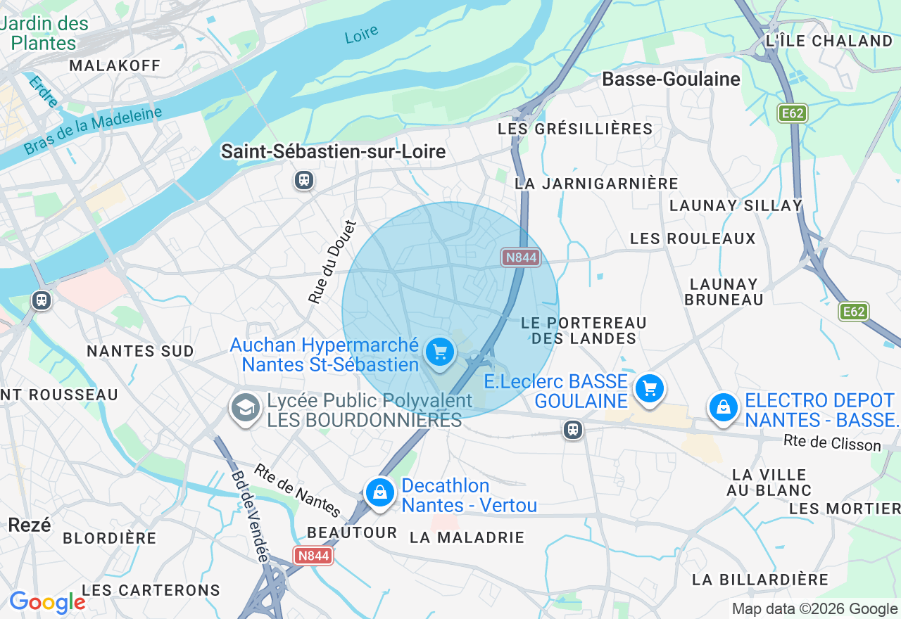 Carte de l'emplacement
