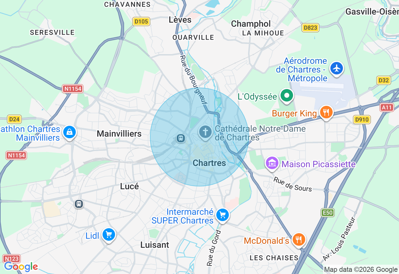 Carte de l'emplacement