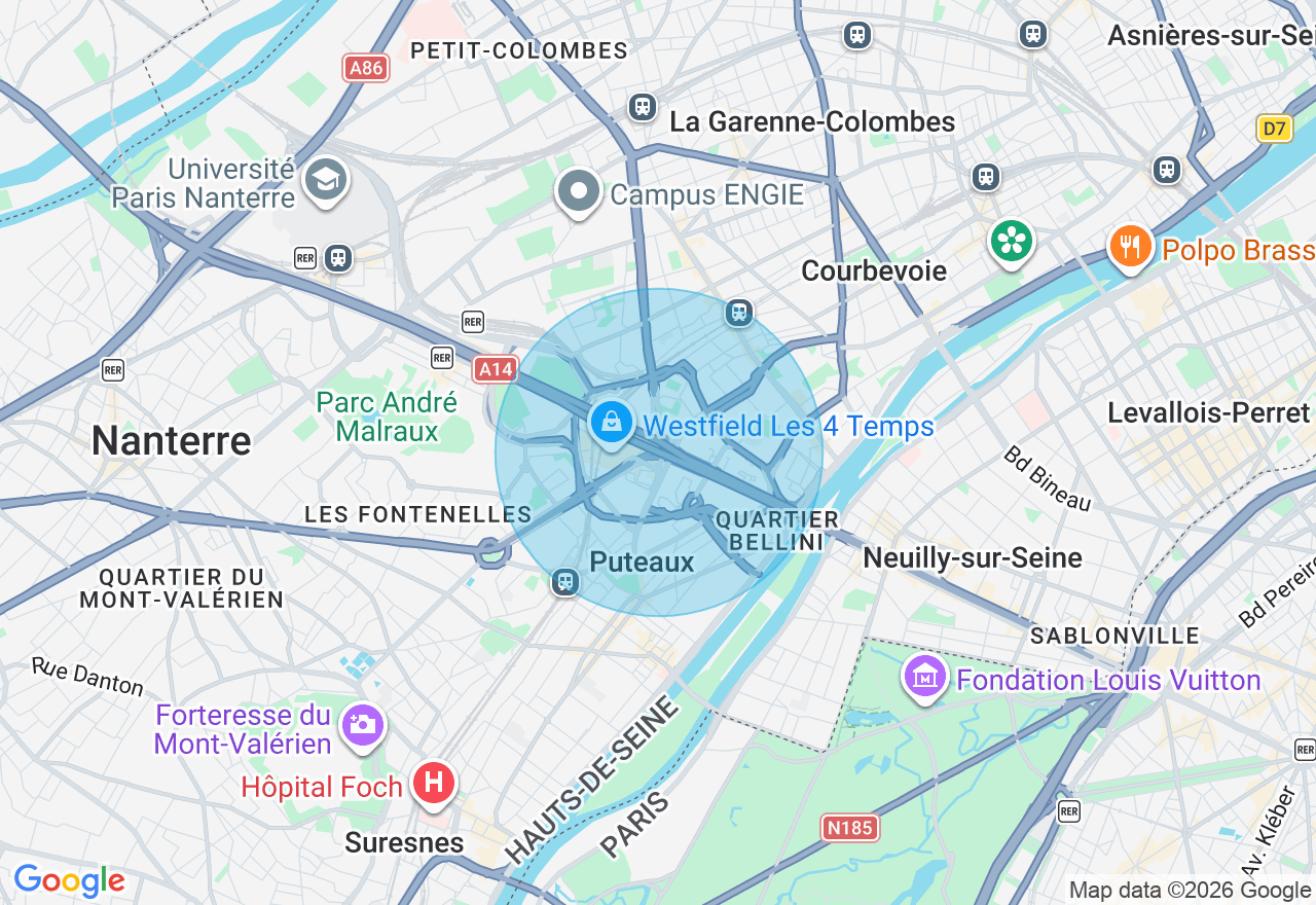 Carte de l'emplacement