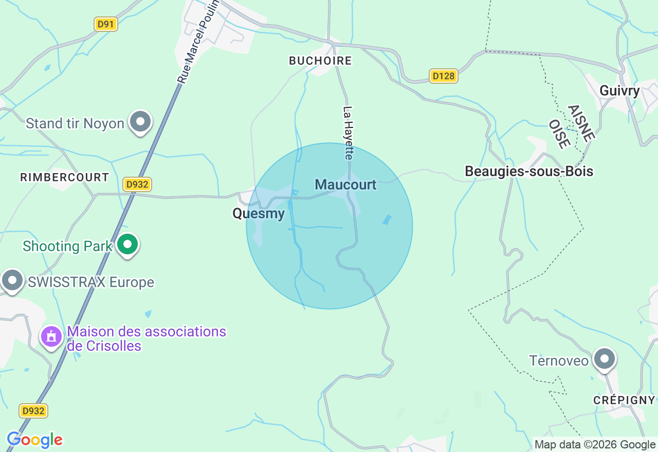 Carte de l'emplacement
