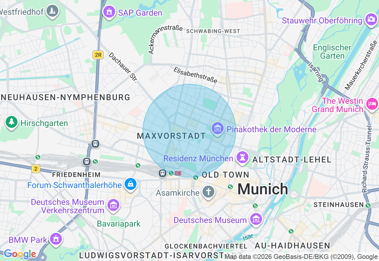 Kartenansicht der Location