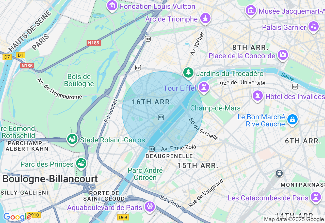 Carte de l'emplacement