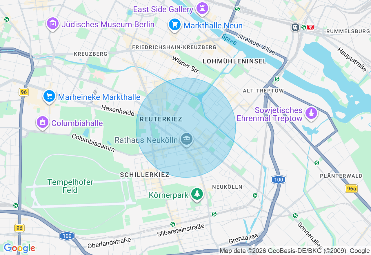 Kartenansicht der Location