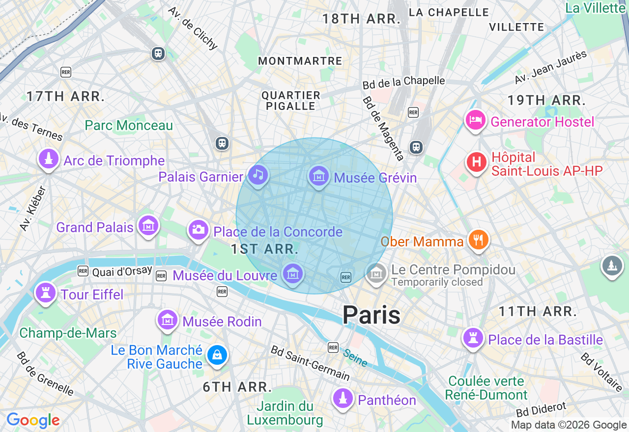 Carte de l'emplacement