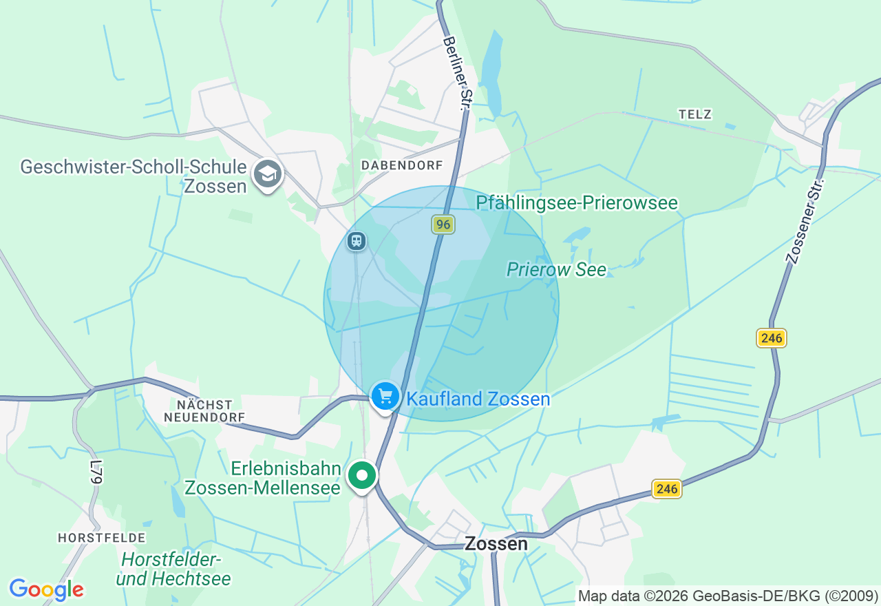Kartenansicht der Location