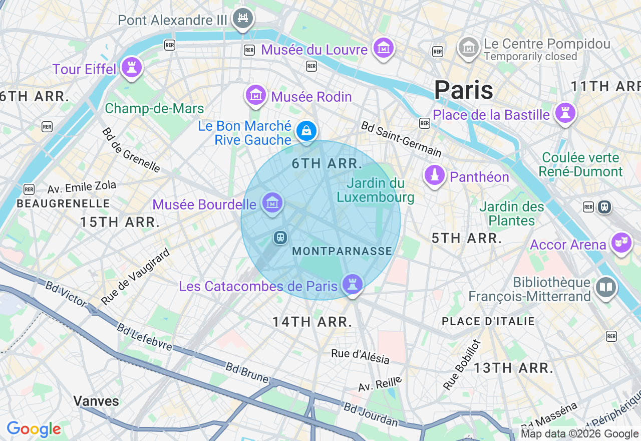 Carte de l'emplacement