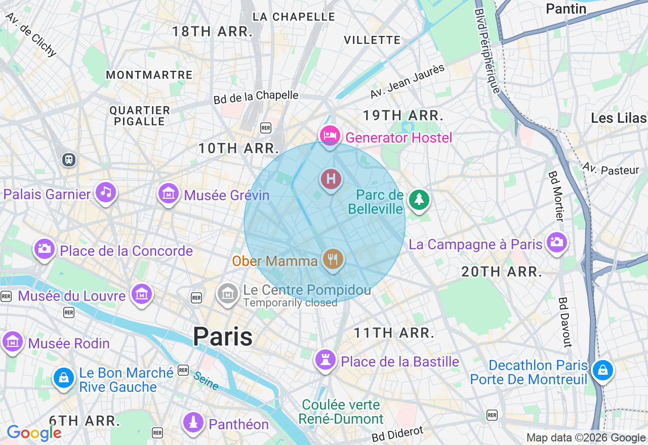 Carte de l'emplacement