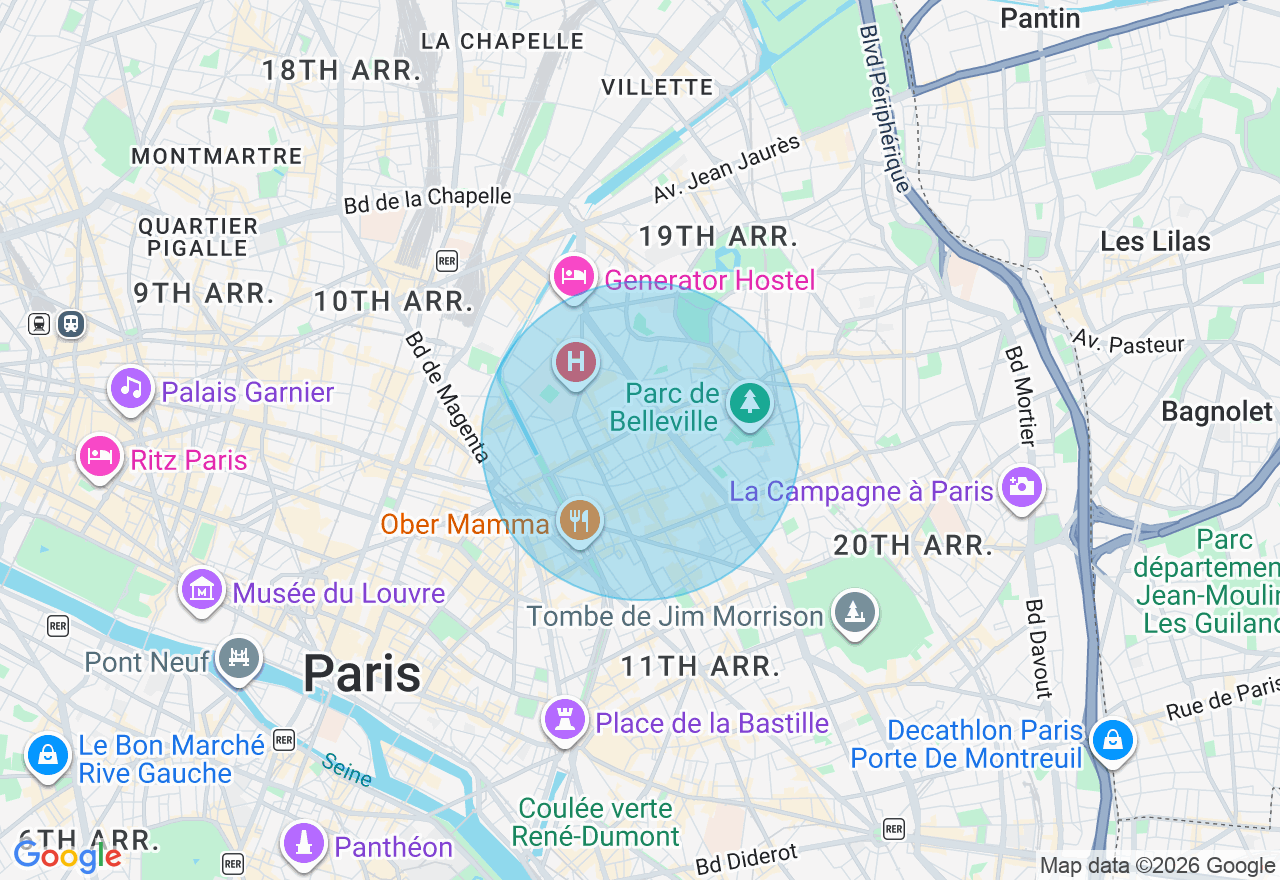 Carte de l'emplacement