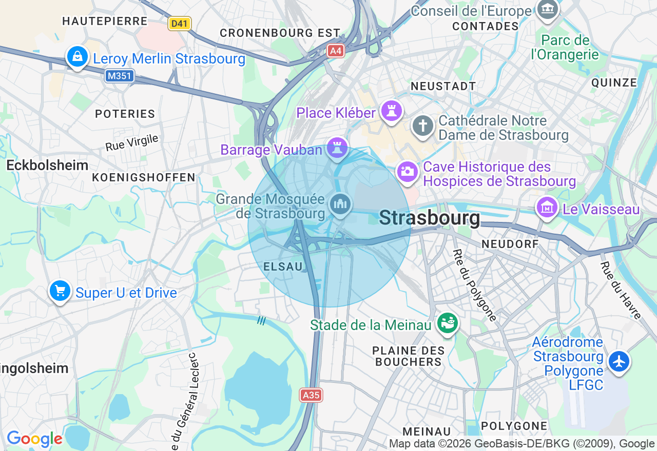 Carte de l'emplacement