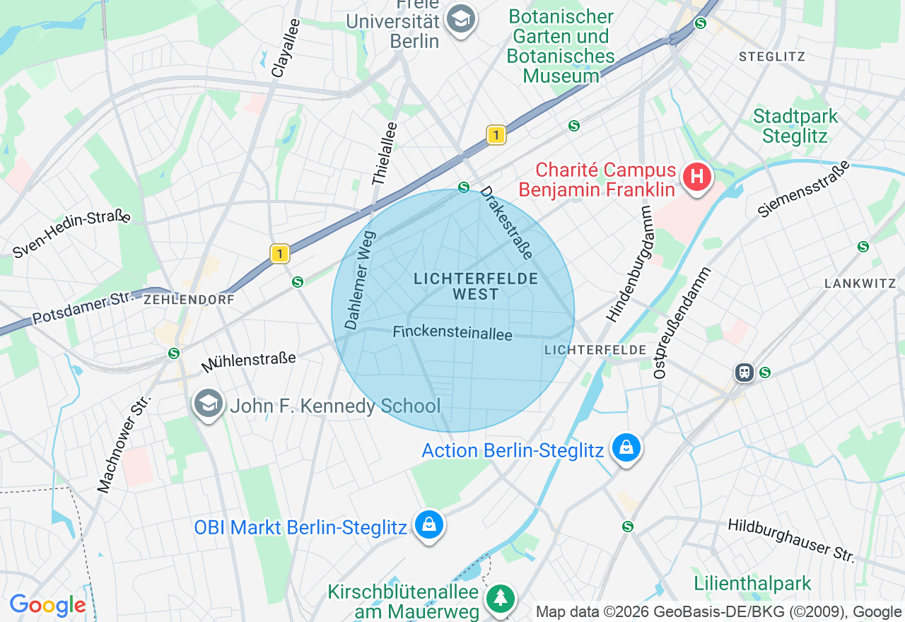 Kartenansicht der Location