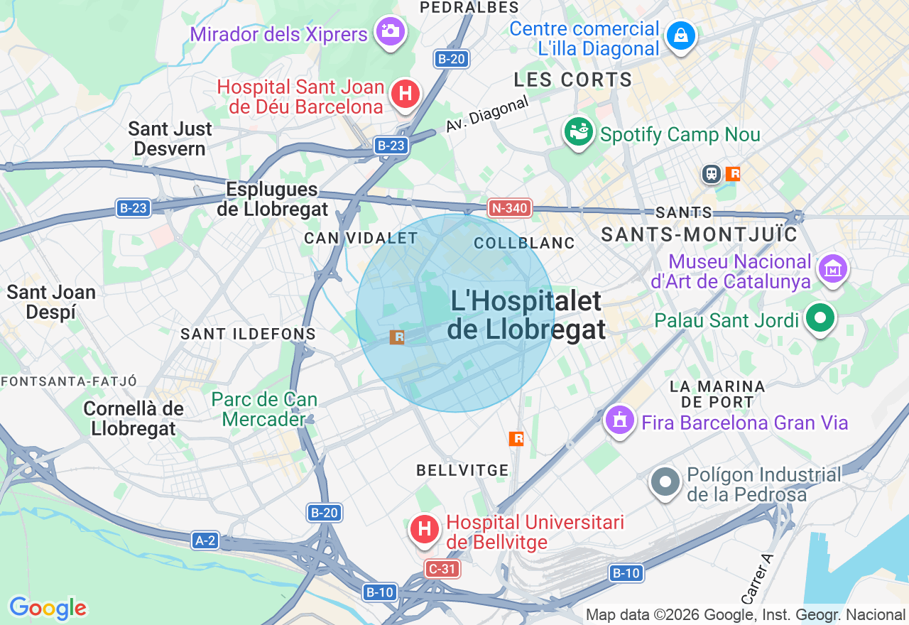 Mapa de la ubicación
