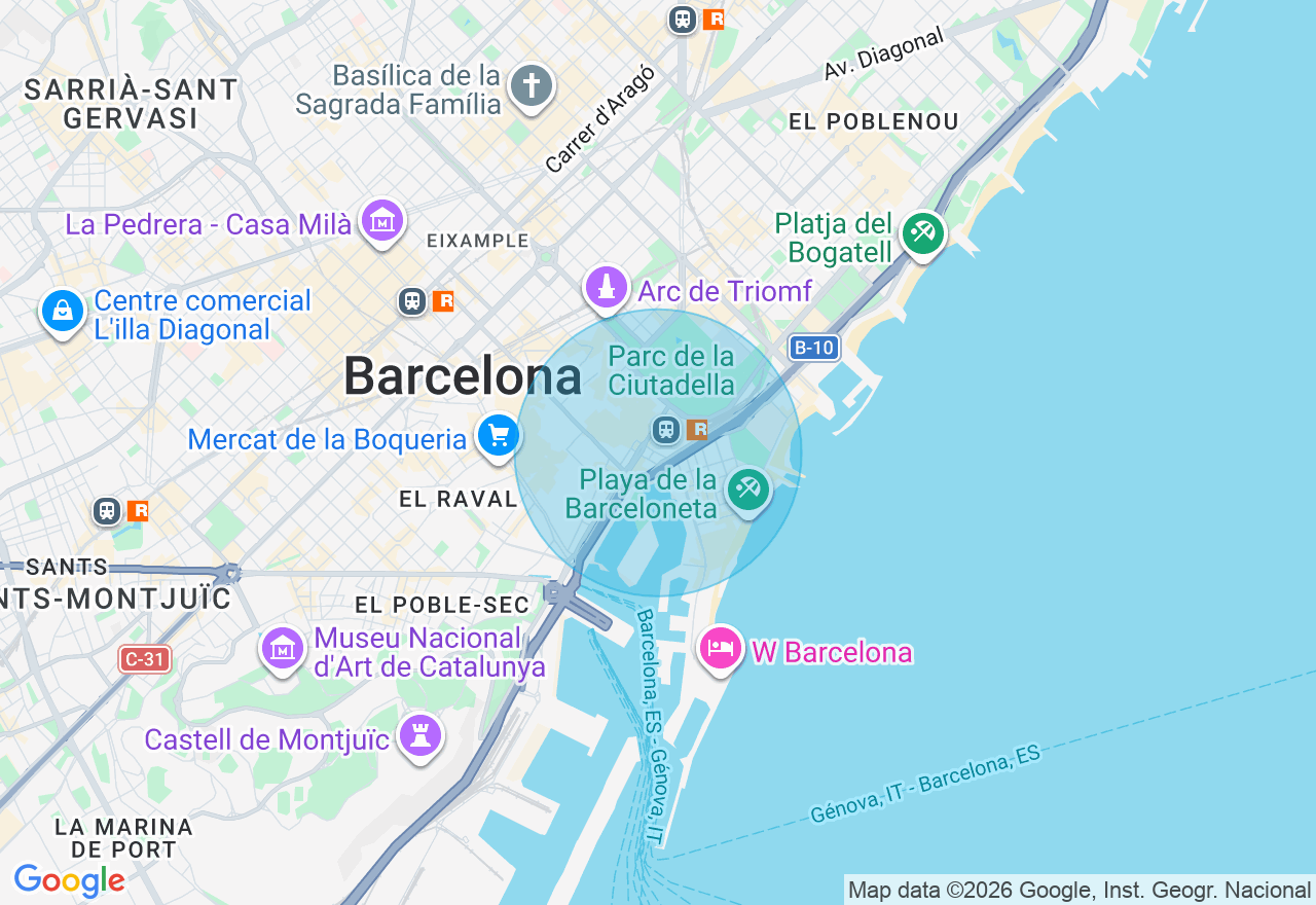 Mapa de la ubicación