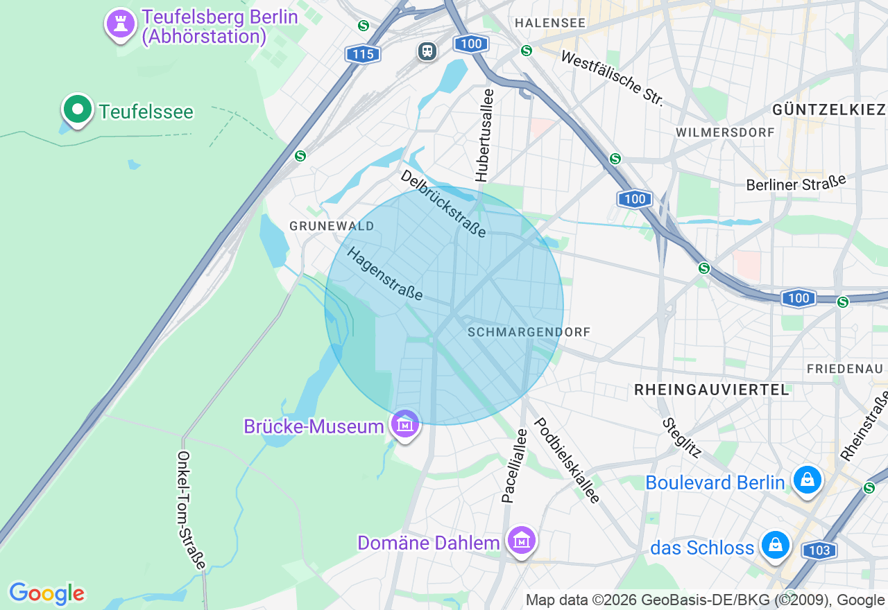 Kartenansicht der Location