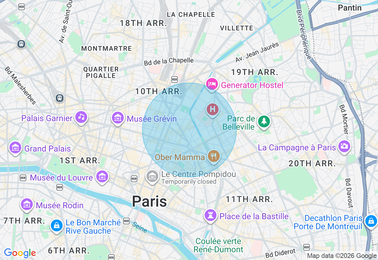 Carte de l'emplacement