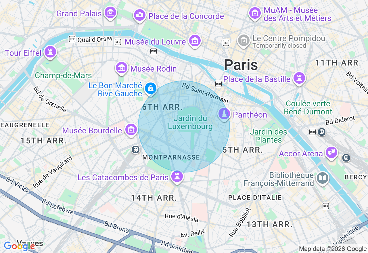 Carte de l'emplacement