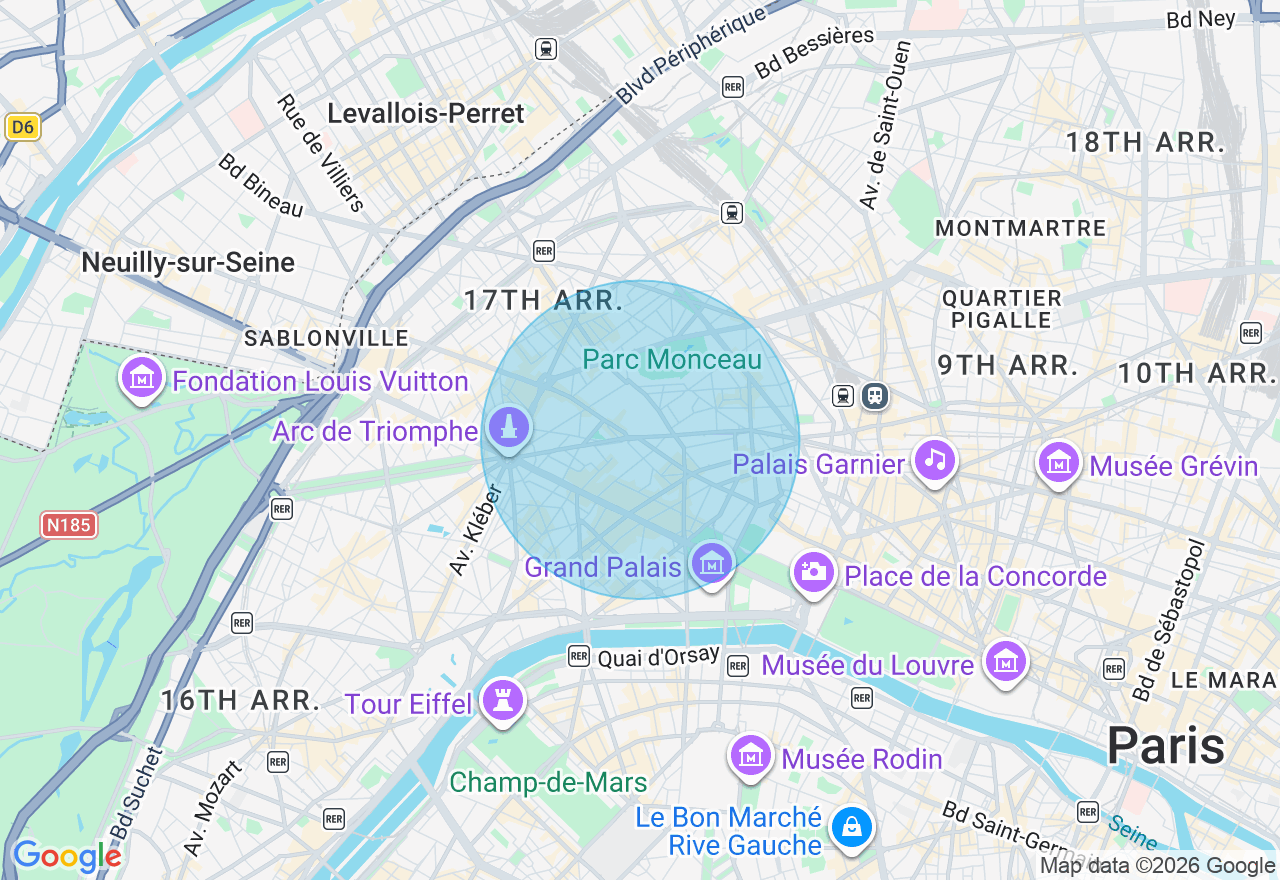 Carte de l'emplacement