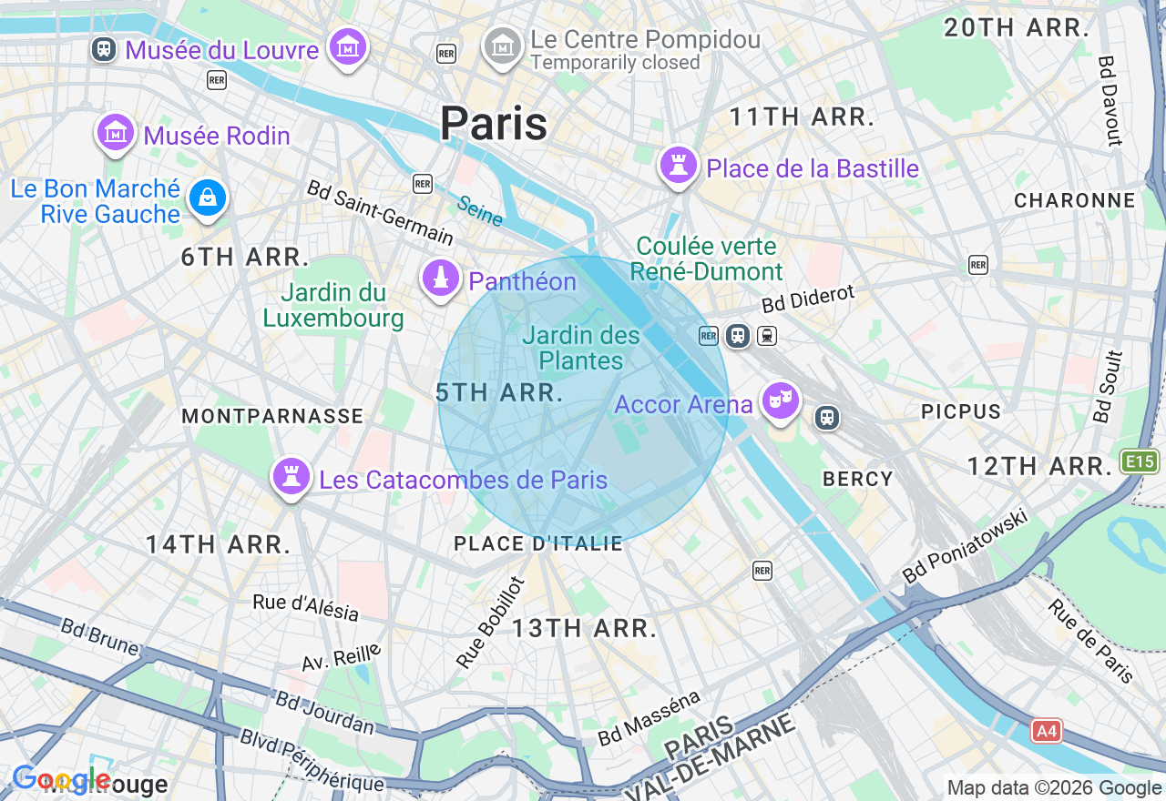 Carte de l'emplacement