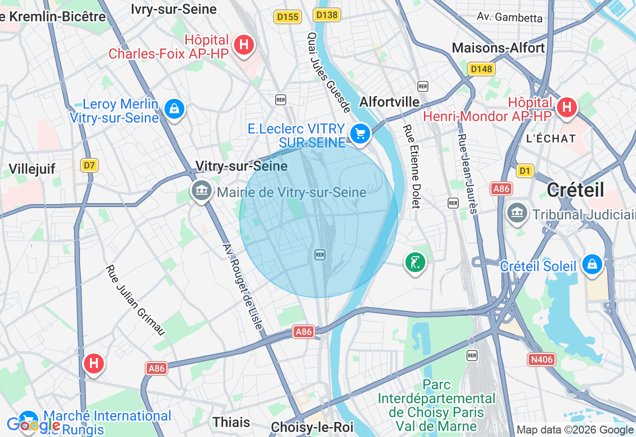 Carte de l'emplacement