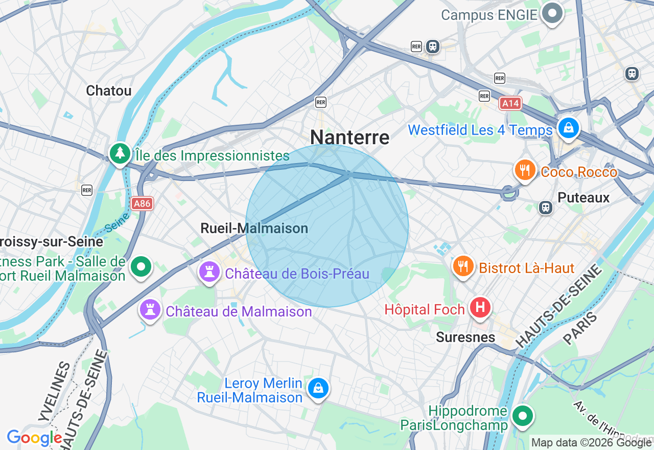 Carte de l'emplacement