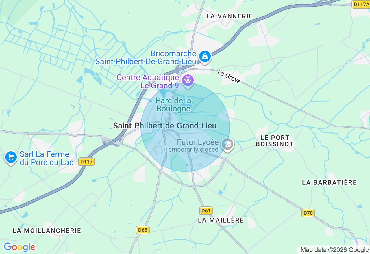 Carte de l'emplacement