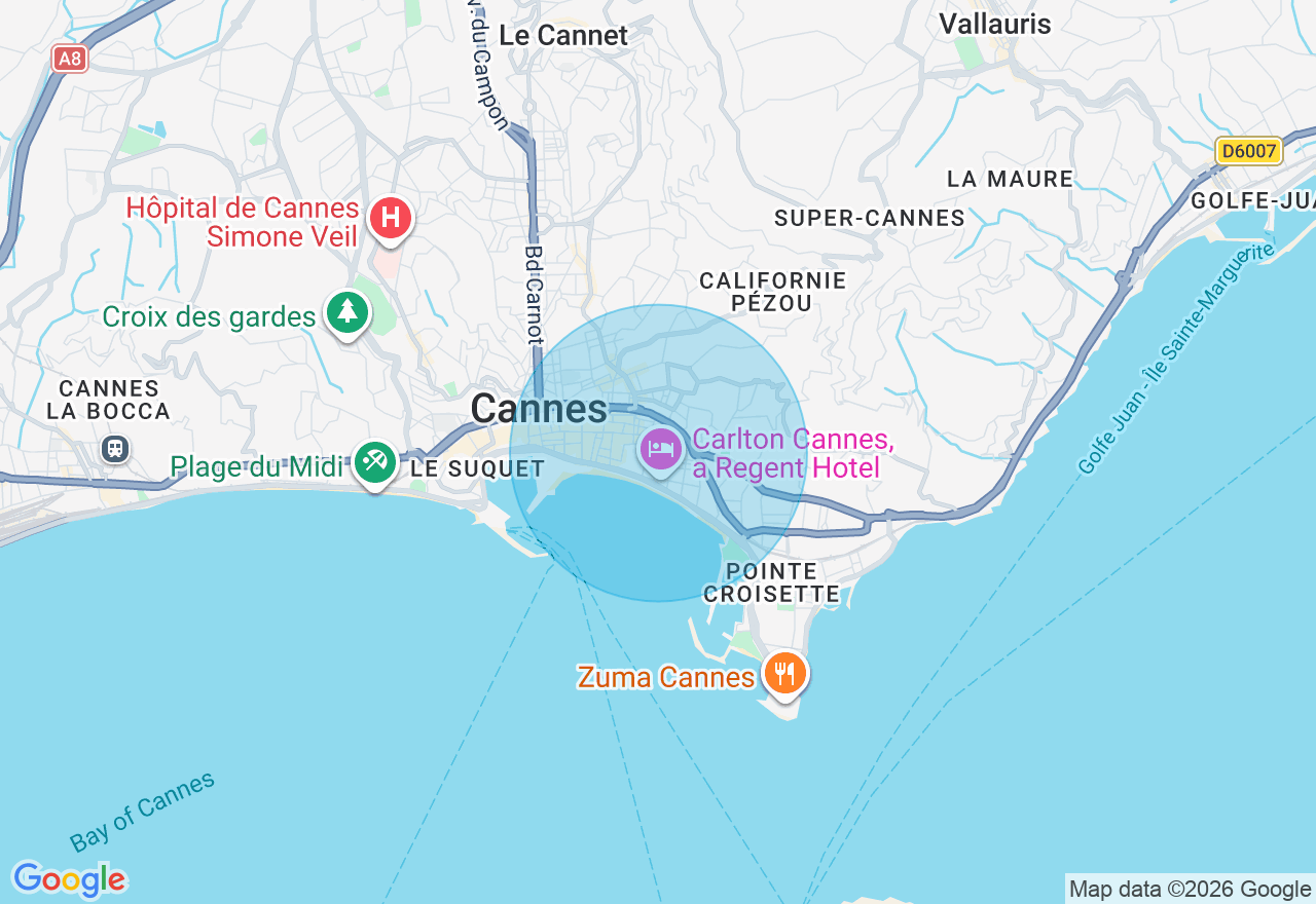 Carte de l'emplacement