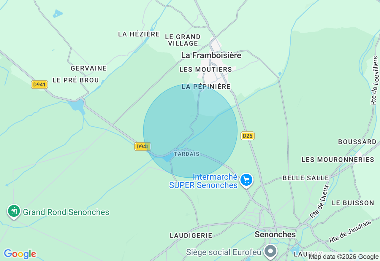 Carte de l'emplacement