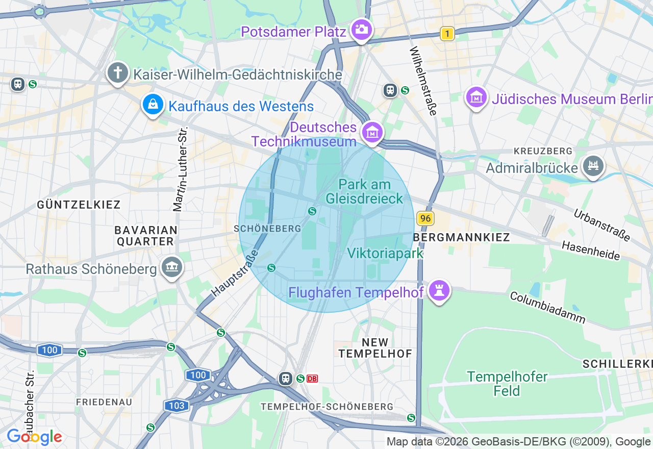 Kartenansicht der Location