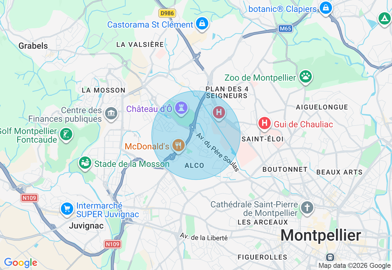 Carte de l'emplacement